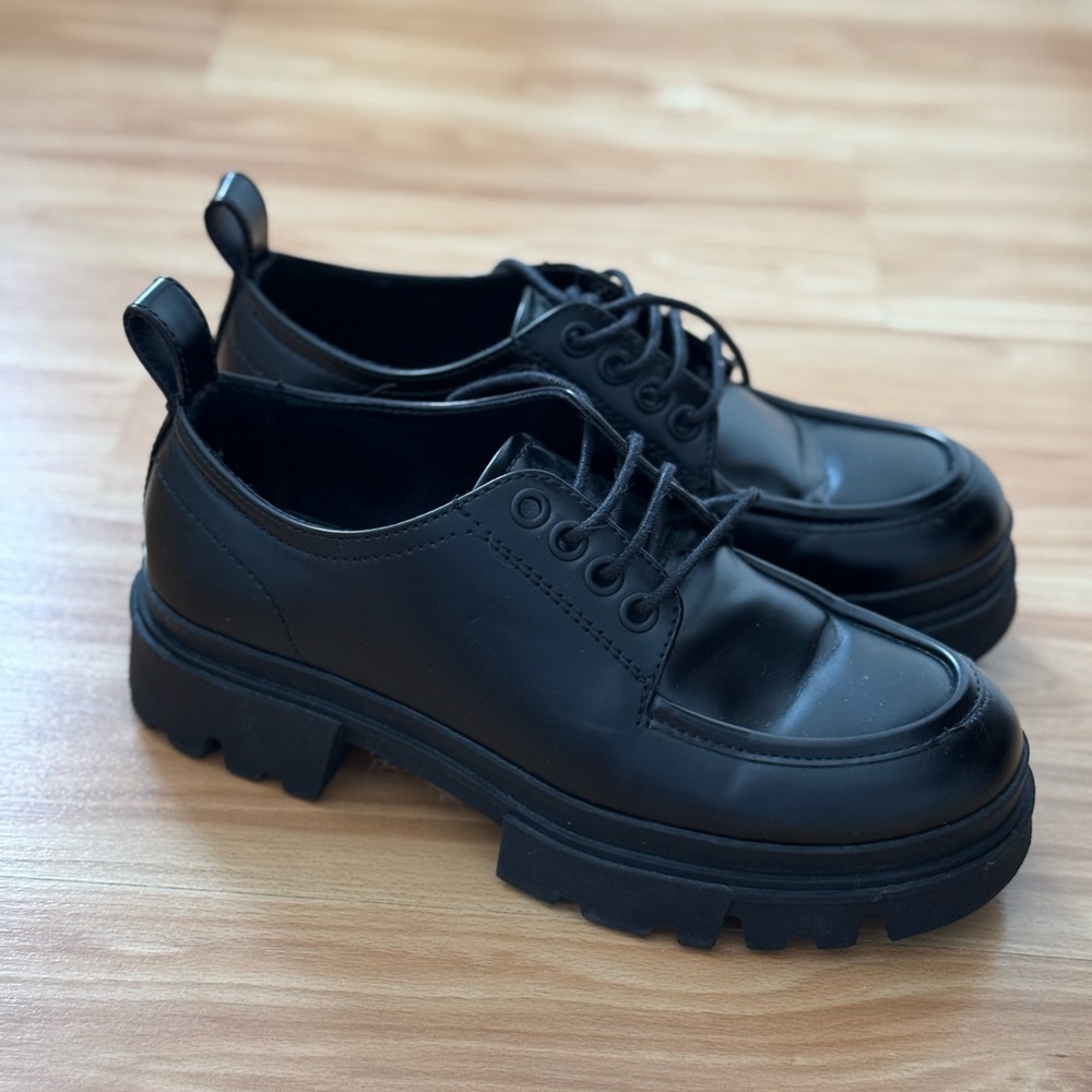 🛍️ZARA Men's Black Lace-Up Shoes